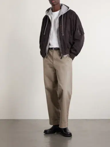 A.PRESSE B-15C Cotton and Silk-Blend Bomber Jacket - Men | Thumbnail 2 A.PRESSE B-15C Cotton and Silk-Blend Bomber Jacket - Men | Thumbnail 2