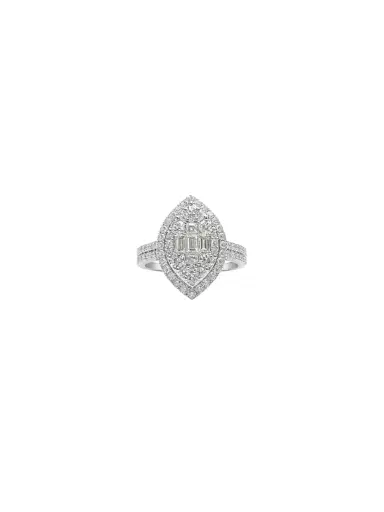 Wish Fine Jewelry 1.29ct Diamond 18K Gold Marquis Ring | Thumbnail 1 Wish Fine Jewelry 1.29ct Diamond 18K Gold Marquis Ring | Thumbnail 1