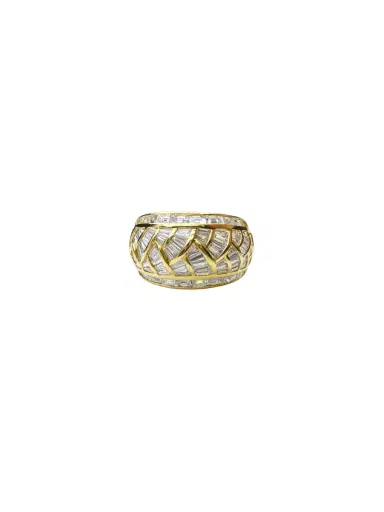 Wish Fine Jewelry 2.39ct Diamond 18K Gold Dome Pave Ring | Thumbnail 1