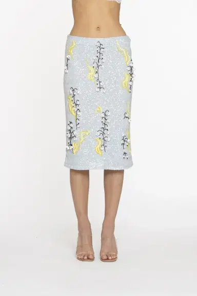 DES_PHEMMES Classic Longuette Skirt | Thumbnail 2