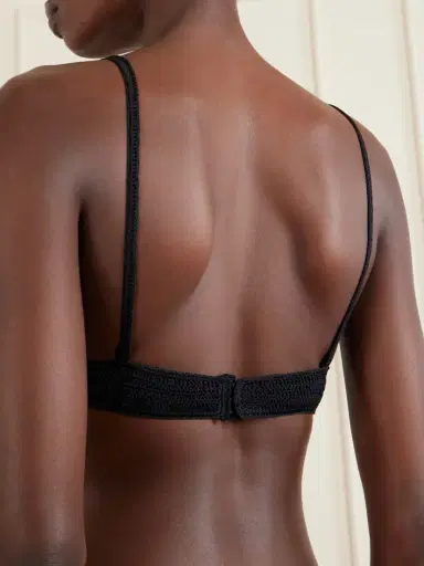 Ralph Lauren Collection Crocheted Silk Triangle Bra | Thumbnail 3 Ralph Lauren Collection Crocheted Silk Triangle Bra | Thumbnail 3