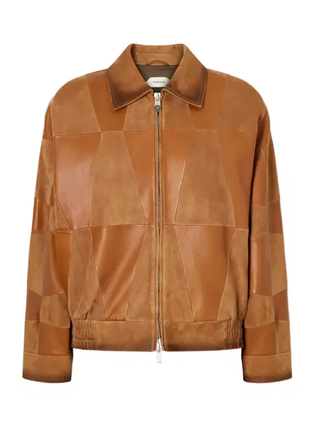 Paneled Leather Jacket