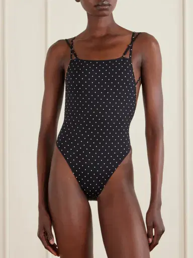 Tom Ford Polka Dot Jersey Swimsuit | Thumbnail 2 Tom Ford Polka Dot Jersey Swimsuit | Thumbnail 2