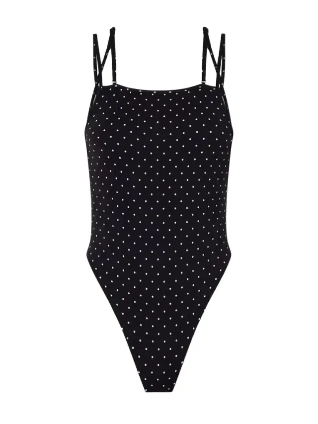 Polka Dot Jersey Swimsuit Polka Dot Jersey Swimsuit