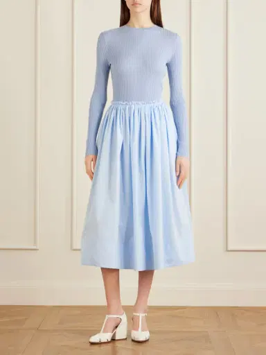 Gabriela Hearst Shiva Gathered Cotton-poplin Maxi Skirt | Thumbnail 2