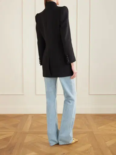 Valentino Garavani Double-breasted Wool-crepe Blazer | Thumbnail 3