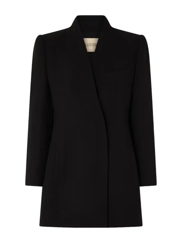 Double-breasted Wool-crepe Blazer