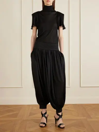 Alaïa Cropped Jersey Top | Thumbnail 2 Alaïa Cropped Jersey Top | Thumbnail 2