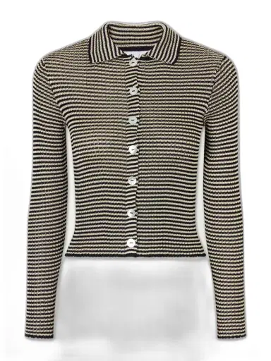 Calle Del Mar Striped Knitted Cardigan | Thumbnail 1