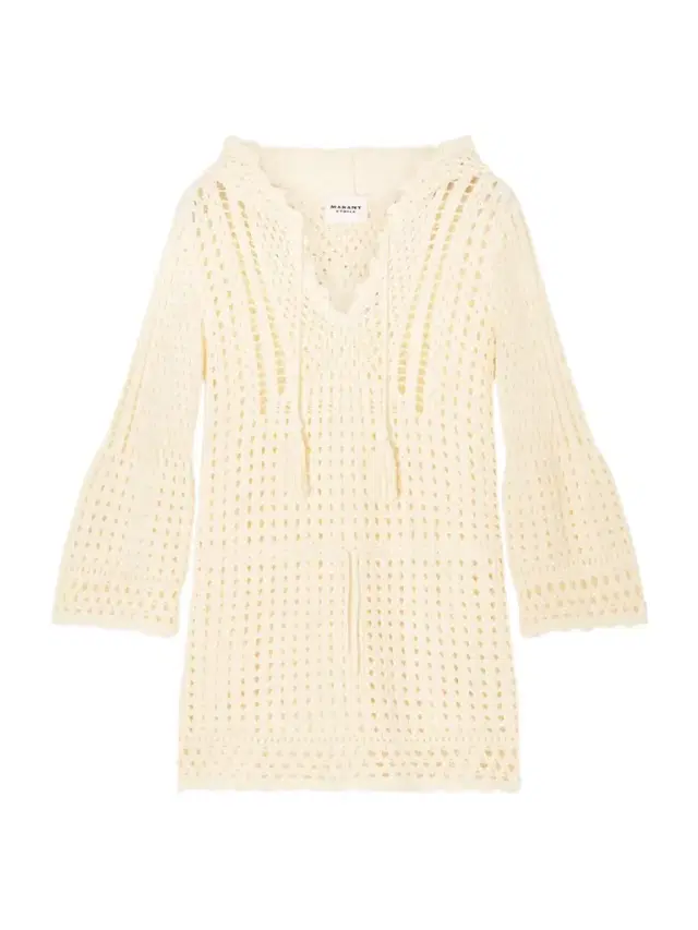 Zelnie Crocheted Cotton-blend Mini Dress