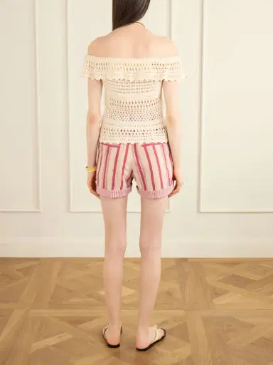 Marant Étoile Zaelle Crocheted Cotton-blend Top | Thumbnail 3