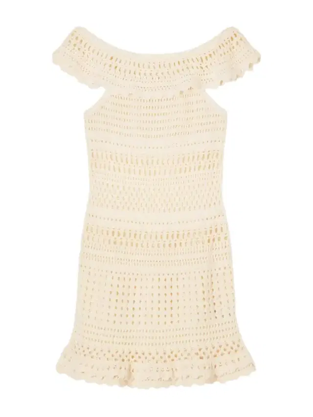 Zoa Crocheted Cotton-blend Mini Dress