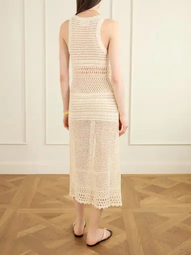Marant Étoile Zaro Open-knit Cotton-blend Maxi Dress | Thumbnail 3