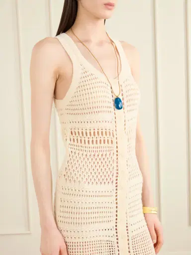 Marant Étoile Zaro Open-knit Cotton-blend Maxi Dress | Thumbnail 4