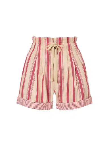 Marant Étoile Nirma Pleated Cotton-twill Shorts | Thumbnail 1