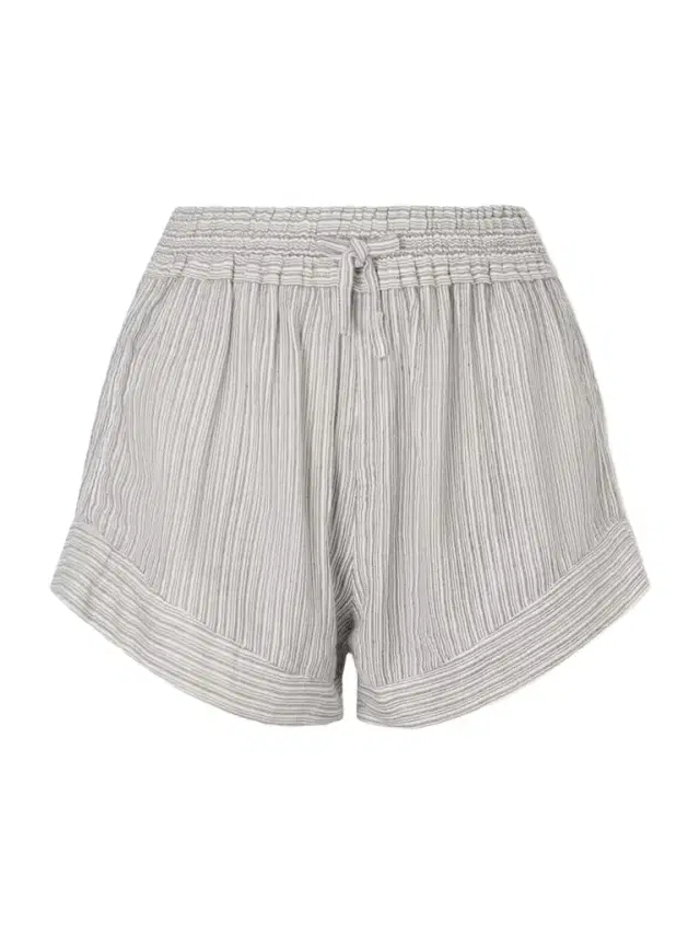 Marant Étoile Thaliany Striped Cotton Drawstring Shorts