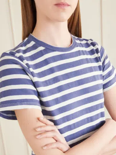 Nili Lotan Lana Striped Cotton T-shirt | Thumbnail 5 Nili Lotan Lana Striped Cotton T-shirt | Thumbnail 5