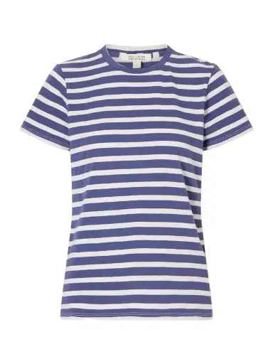Nili Lotan Lana Striped Cotton T-shirt | Thumbnail 1 Nili Lotan Lana Striped Cotton T-shirt | Thumbnail 1