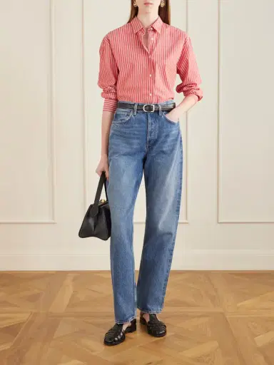 Nili Lotan Yorke Striped Cotton Shirt | Thumbnail 2 Nili Lotan Yorke Striped Cotton Shirt | Thumbnail 2