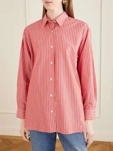 Nili Lotan Yorke Striped Cotton Shirt | Thumbnail 3 Nili Lotan Yorke Striped Cotton Shirt | Thumbnail 3