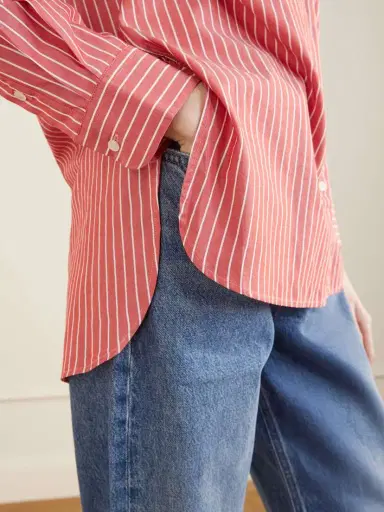 Nili Lotan Yorke Striped Cotton Shirt | Thumbnail 5 Nili Lotan Yorke Striped Cotton Shirt | Thumbnail 5