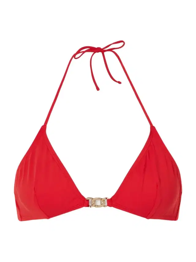 Nili Lotan Embellished Triangle Bikini Top
