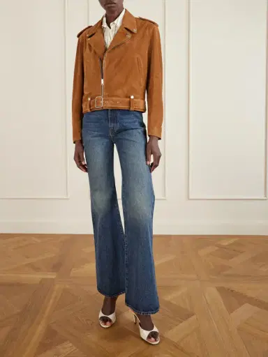 Nili Lotan Evel Suede Biker Jacket | Thumbnail 2 Nili Lotan Evel Suede Biker Jacket | Thumbnail 2