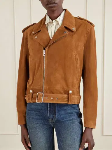 Nili Lotan Evel Suede Biker Jacket | Thumbnail 3 Nili Lotan Evel Suede Biker Jacket | Thumbnail 3