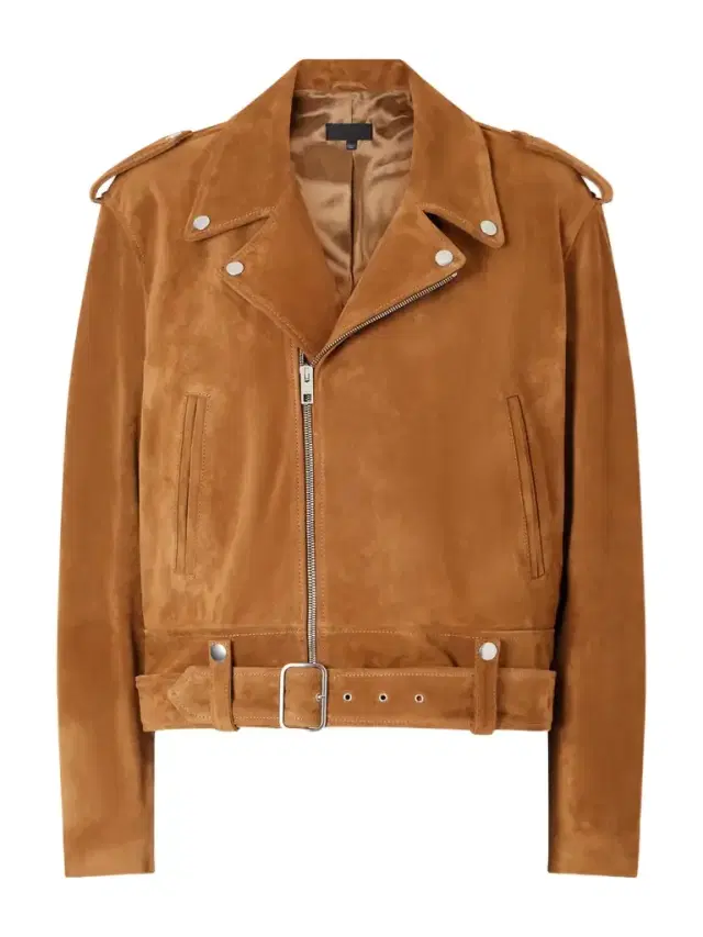 Evel Suede Biker Jacket