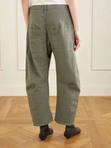 Nili Lotan Shon Cotton-blend Twill Tapered Pants | Thumbnail 4 Nili Lotan Shon Cotton-blend Twill Tapered Pants | Thumbnail 4