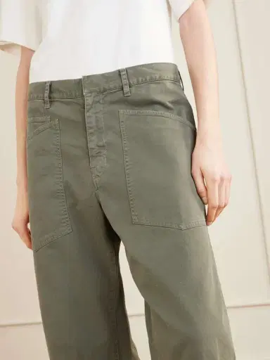 Nili Lotan Shon Cotton-blend Twill Tapered Pants | Thumbnail 5 Nili Lotan Shon Cotton-blend Twill Tapered Pants | Thumbnail 5