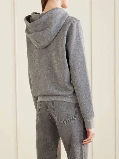 Nili Lotan Callie Hooded Jersey Zip-up Sweater | Thumbnail 4 Nili Lotan Callie Hooded Jersey Zip-up Sweater | Thumbnail 4