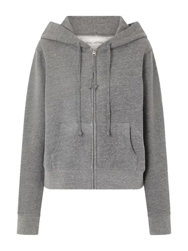 Nili Lotan Callie Hooded Jersey Zip-up Sweater