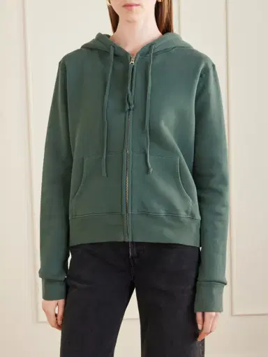 Nili Lotan Cotton-jersey Zip-up Hoodie | Thumbnail 3 Nili Lotan Cotton-jersey Zip-up Hoodie | Thumbnail 3
