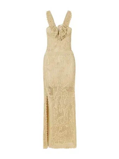Isabel Marant Ornella Embellished Crocheted Cotton-blend Midi Dress | Thumbnail 1