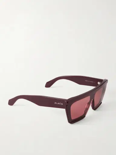 Alaïa D-frame Acetate Sunglasses | Thumbnail 3 Alaïa D-frame Acetate Sunglasses | Thumbnail 3