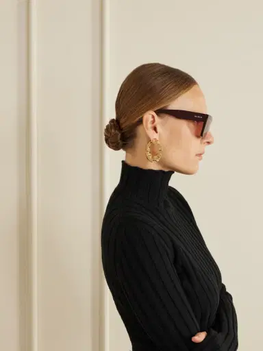 Alaïa D-frame Acetate Sunglasses | Thumbnail 4 Alaïa D-frame Acetate Sunglasses | Thumbnail 4