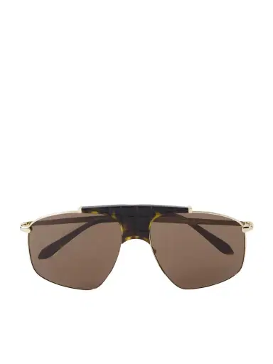 Alaïa Aviator-style Gold-tone And Tortoiseshell Acetate Sunglasses | Thumbnail 1 Alaïa Aviator-style Gold-tone And Tortoiseshell Acetate Sunglasses | Thumbnail 1