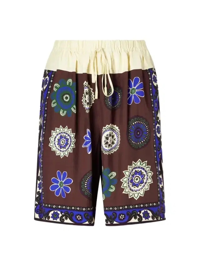 Jasper Crepe Printed Shorts