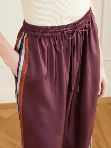 ALÉMAIS Wilson Silk-twill Wide-leg Pants | Thumbnail 4