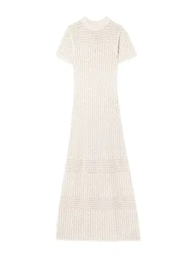 ESCVDO Pallay Open-knit Cotton Maxi Dress | Thumbnail 1
