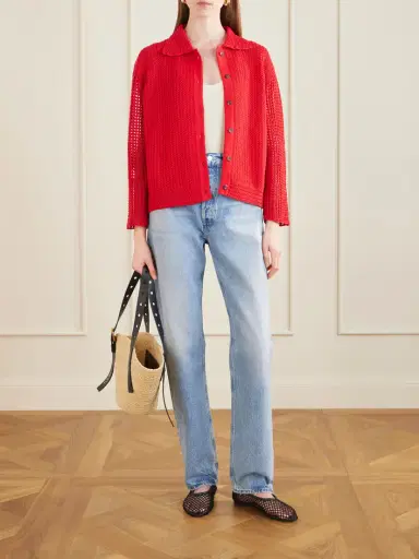 ESCVDO Solar Open-knit Cotton Cardigan | Thumbnail 2