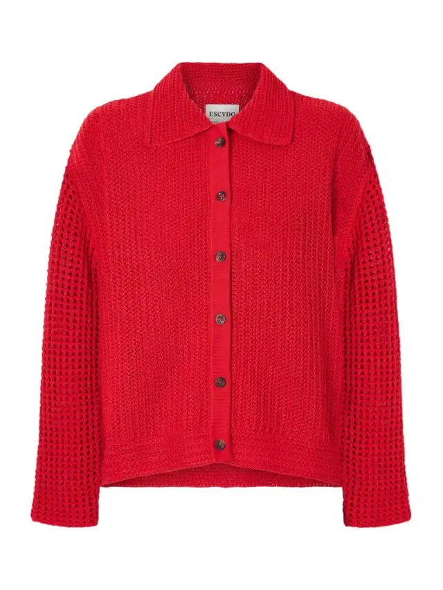 ESCVDO Solar Open-knit Cotton Cardigan