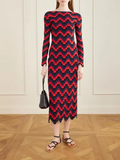ESCVDO Ursula Crocheted Cotton Maxi Dress | Thumbnail 2 ESCVDO Ursula Crocheted Cotton Maxi Dress | Thumbnail 2
