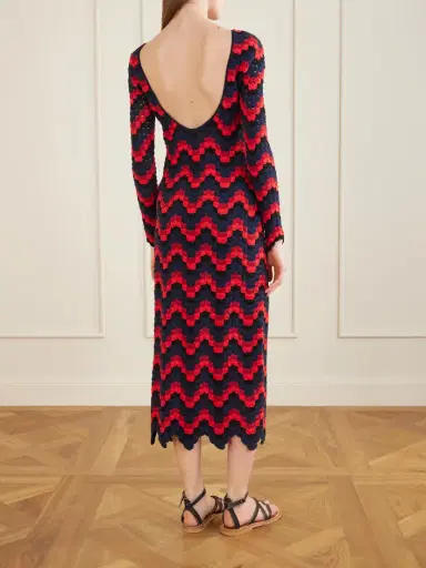 ESCVDO Ursula Crocheted Cotton Maxi Dress | Thumbnail 3 ESCVDO Ursula Crocheted Cotton Maxi Dress | Thumbnail 3