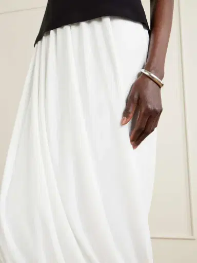 Norma Kamali Pleated Jersey Midi Skirt | Thumbnail 5 Norma Kamali Pleated Jersey Midi Skirt | Thumbnail 5