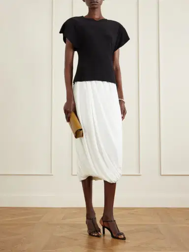 Norma Kamali Stretch-jersey Blouse | Thumbnail 2 Norma Kamali Stretch-jersey Blouse | Thumbnail 2