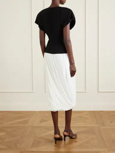Norma Kamali Stretch-jersey Blouse | Thumbnail 3 Norma Kamali Stretch-jersey Blouse | Thumbnail 3