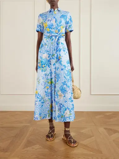 Mary Katrantzou Floral Cotton-blend Maxi Dress | Thumbnail 2 Mary Katrantzou Floral Cotton-blend Maxi Dress | Thumbnail 2