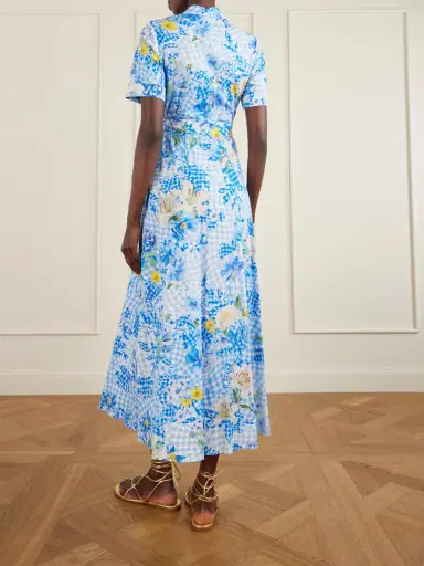 Mary Katrantzou Floral Cotton-blend Maxi Dress | Thumbnail 3 Mary Katrantzou Floral Cotton-blend Maxi Dress | Thumbnail 3